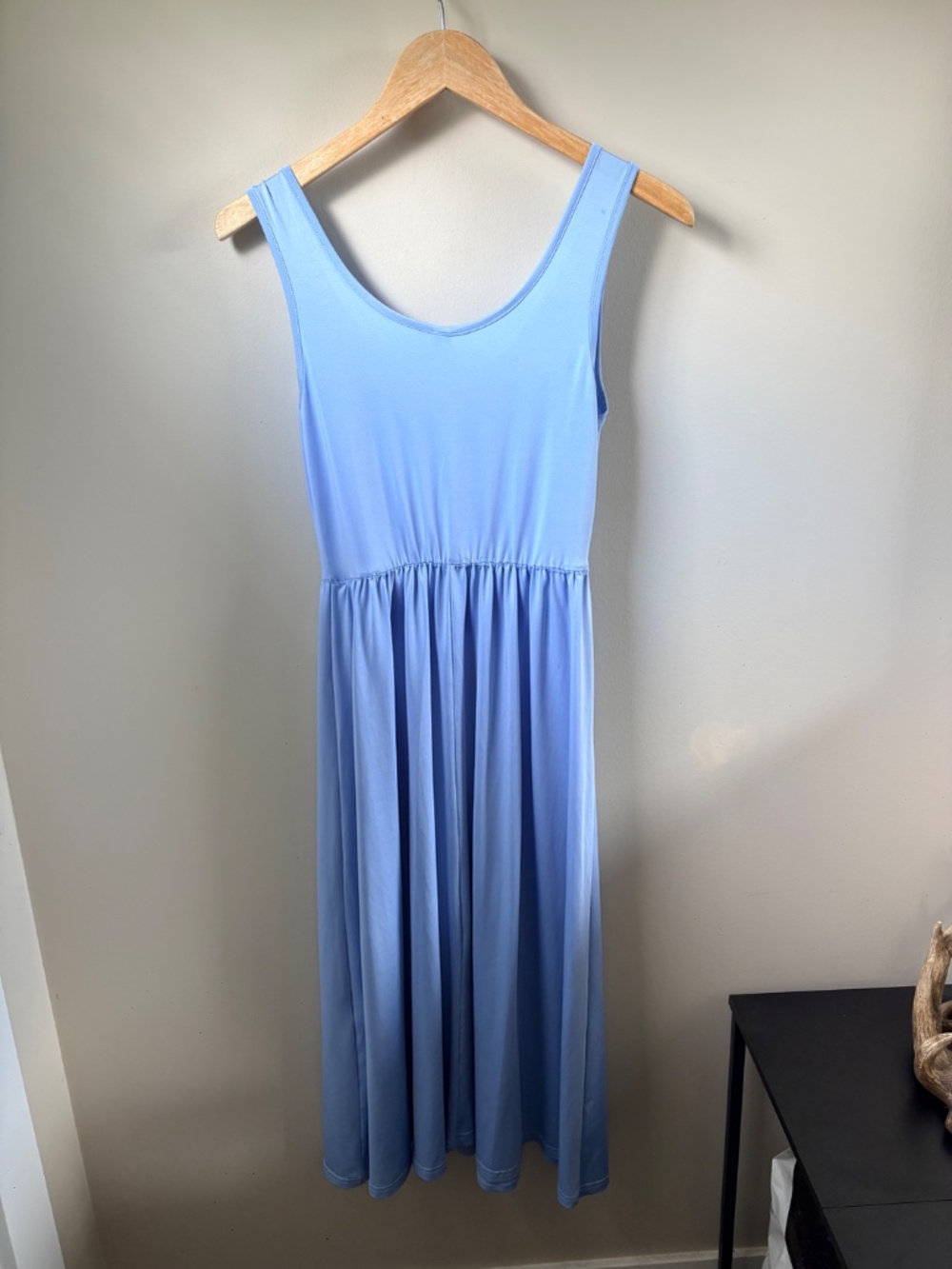 Light Blue Tank Style Midi Dress Small - Picture 4 of 4